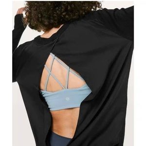 NWT Lululemon Still at Ease Pullover in Black Size 6